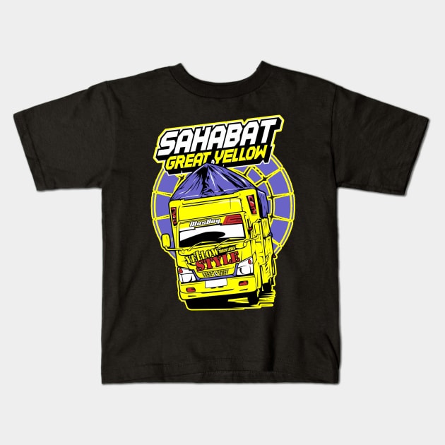 Sahabat Great Yellow Kids T-Shirt by TruckOleng-Oleng